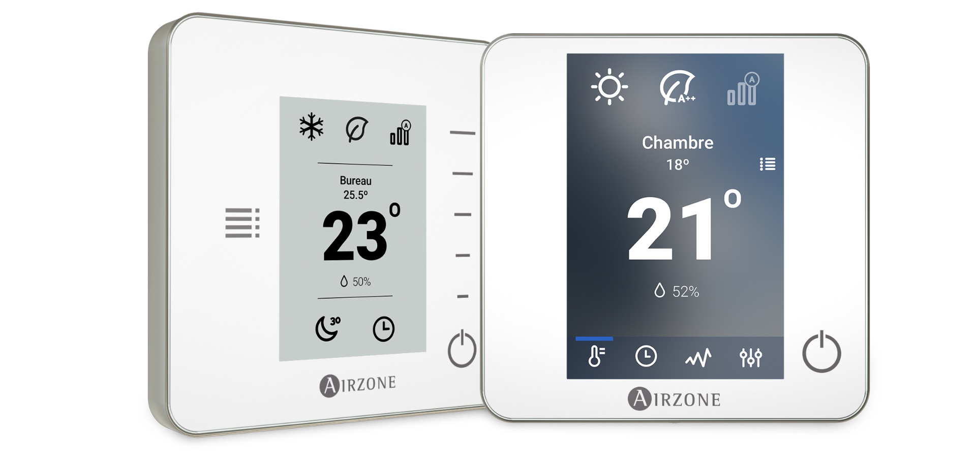 PTBTR3B PACK THERMOSTATS BLUEZERO (1) THINK RADIO BLANCS (2)