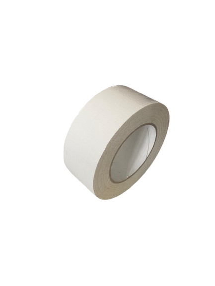AP70B50C50 Ruban adhésif toile enduit blanc largeur 50mm longueur 50m