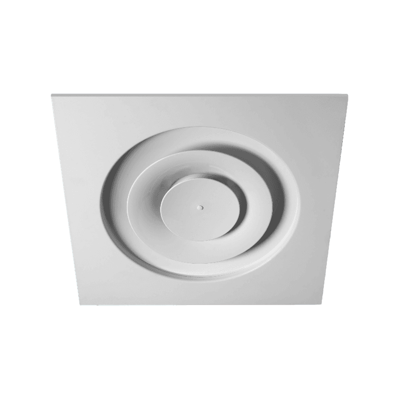 Diffuseur circulaire 600x600 250mm blanc semi-brillant