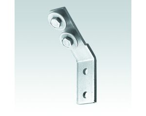 Equerre 45° pour rail 38/40 dim 40x6mm