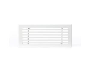 Grille soufflage linéaire 300x150 blanc mat