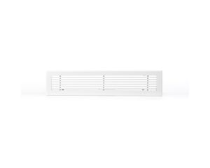 Grille soufflage linéaire 800x150 blanc mat