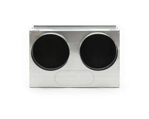 Plénum reprise 600X400 arr/lat 3x200+2x250 avec 2 piquages arrière fixés