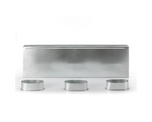 Plénum soufflage grille linéaire 1000x100