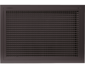 Grille de reprise quadrillage incliné 600x400 noir