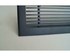 Grille soufflage linéaire 800x150 anthracite