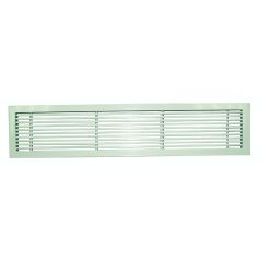 Grille linéaire alu blanche + Plénum800X150 Blanc brillant