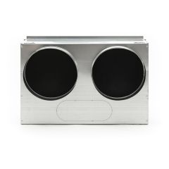 Plénum reprise 600X600 arr/lat 3x200+2x250 avec 2 piquages arrière fixés