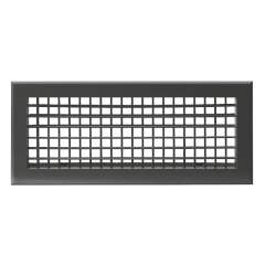 Grille double déflexion 500x150 anthracite