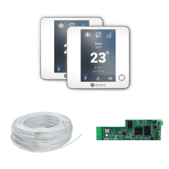 PTBBF6BW PACK THERMOSTATS BLUEFACE BLANCS (2) + CABLE+ WEBSERVER