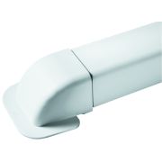 GOULCM-08BP Sortie de mur blanc pur 80x60mm / 6 par boite