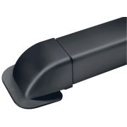 GOULCM-08G Sortie de mur gris anthracite 80x60mm / 6 par boite