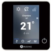 AZCE6BLUEZEROCN Thermostat BLUEFACE ZERO filaire noir