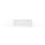 Grille double déflexion 300x100 blanc mat