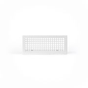 Grille double déflexion 300x150 blanc mat