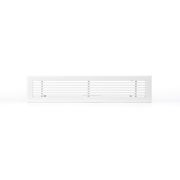 Grille soufflage linéaire 600x100 blanc mat