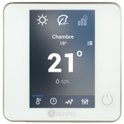 AZCE6BLUEFACECB Thermostat BLUEFACE filaire blanc