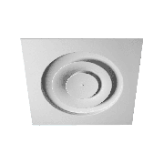 Diffuseur circulaire 600x600 160mm blanc semi-brillant