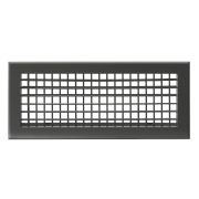 Grille double déflexion 500x150 anthracite