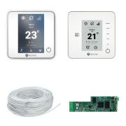 PTBTR2BW PACK THERMOSTATS BLUEFACE (1) + THINK RADIO BLANCS (1)+WEBSERVER