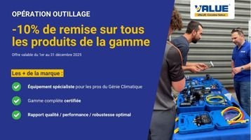 Opération Value : 10% de remise sur tous les produits de la gamme ! 